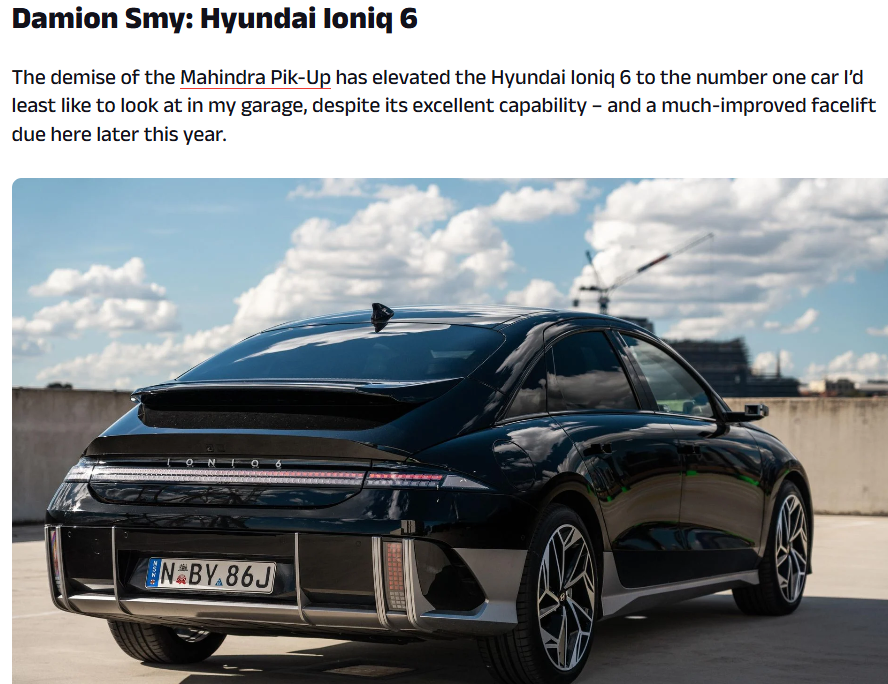 外媒评2026最丑新车：两款中国车上榜！