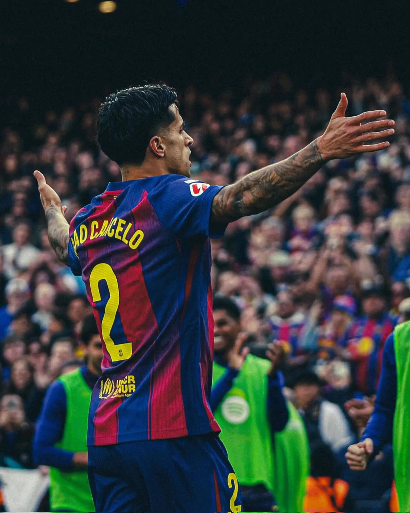 造点＋破门，坎塞洛赛后更新社媒，发布图集庆祝胜利